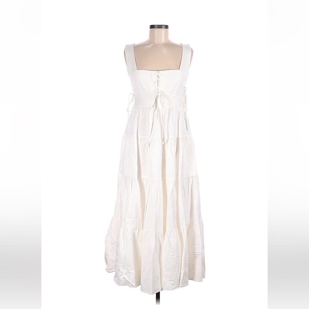New with tags Shona Joy Blanca lace up tiered dress - Picture 8 of 11